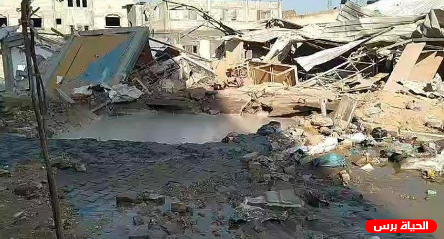 قطاع غزة يواجه كارثة بيئية صحية بسبب غرق الشوارع بمياه الصرف الصحي